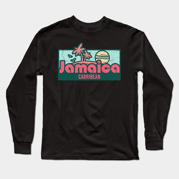 Jamaica exotic honeymoon trip gifts Long Sleeve T-Shirt by SerenityByAlex